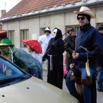 Masopustní tradice v Borotíně trvá minimálně 30 let. Maškary končí posezením v Kamenné Lhotě
