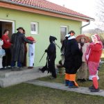Masopustní tradice v Borotíně trvá minimálně 30 let. Maškary končí posezením v Kamenné Lhotě