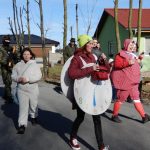 Masopustní tradice v Borotíně trvá minimálně 30 let. Maškary končí posezením v Kamenné Lhotě