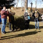 Masopustní tradice v Borotíně trvá minimálně 30 let. Maškary končí posezením v Kamenné Lhotě