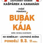 Pozvánka do Kulturního domu v Soběslavi na březen