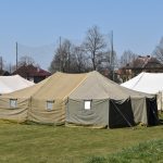 Tábor zřídil na hřišti Viktorky stanoviště pro případnou karanténu bezdomovců