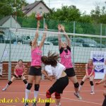 Táborské hráčky přichystaly turnaj Jordán Cup pro deset týmů. Vítězství vybojovaly volejbalistky Hosína