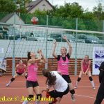 Táborské hráčky přichystaly turnaj Jordán Cup pro deset týmů. Vítězství vybojovaly volejbalistky Hosína