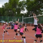 Táborské hráčky přichystaly turnaj Jordán Cup pro deset týmů. Vítězství vybojovaly volejbalistky Hosína
