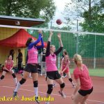 Táborské hráčky přichystaly turnaj Jordán Cup pro deset týmů. Vítězství vybojovaly volejbalistky Hosína