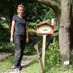 Pocitový chodníček v přírodní zahradě botanické zahrady láká k prozkoumání