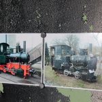 V dačické zahradě jezdí vlak tažený parní lokomotivou