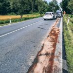 Mezi Drhovicemi a Oltyní se srazila čtyři auta