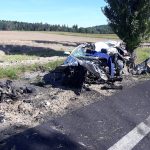 Víc k dopolední tragické nehodě u Brus. Silnice už je kyvadlově průjezdná