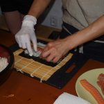 Příprava suši s Kaori Okano nabídla i vhled do japonského životního stylu