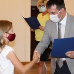 Úspěšní žáci budějovických škol byli přijati na radnici