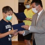 Úspěšní žáci budějovických škol byli přijati na radnici