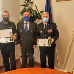 Hasiči převzali medaile od ředitele jihočeské záchranky