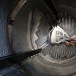 Sestava mycího centra v Táboře již slouží k dekontaminaci hasičských zásahových oděvů