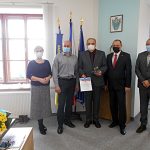 Cenu města Dačice za přínos v oblasti požární ochrany dnes převzal Pavel Přibyl