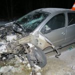 Vážná nehoda u Třeboně. Neosvětlený pitbike neměl na silnici co dělat