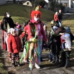 Dětský masopustní průvod potěšil lidi na sídlišti Šumavská