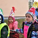 Dětský masopustní průvod potěšil lidi na sídlišti Šumavská