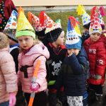 Dětský masopustní průvod potěšil lidi na sídlišti Šumavská