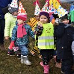 Dětský masopustní průvod potěšil lidi na sídlišti Šumavská
