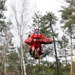 Na budějovickém letišti probíhal výcvik leteckých záchranářů