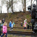 Parní lokomotiva z roku 1898 zahájila sezónu na jindřichohradecké úzkokolejce