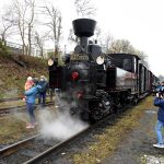 Parní lokomotiva z roku 1898 zahájila sezónu na jindřichohradecké úzkokolejce