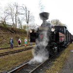 Parní lokomotiva z roku 1898 zahájila sezónu na jindřichohradecké úzkokolejce