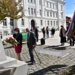 Den vítězství se v Táboře připomněl dnes u sochy rudoarmějce
