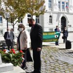 Den vítězství se v Táboře připomněl dnes u sochy rudoarmějce