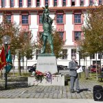Den vítězství se v Táboře připomněl dnes u sochy rudoarmějce
