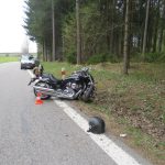 Mladík nezvládl svůj motocykl