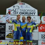 Fialovi chyběl na vítěze jediný bod! Cyklisté bojovali o bednu na Táborských okruzích