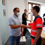 V Dačicích ocenili zachránce života, který poskytl jako první srdeční masáž po kolapsu řidiče