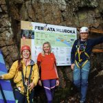 Ferrata Hluboká je delší o 400 metrů. Vyzkoušela ji Eva Samková