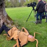 V blatenském zámeckém parku natáčela televize