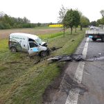 Víc k tragickému čelnímu střetu u Děbolína. Proti mladíkovi v Dacii se vynořila dodávka v protisměru