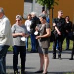 Plánské nábřeží v pondělí žilo vernisáží obrazů od žáků Teodora Buzu