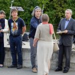 Plánské nábřeží v pondělí žilo vernisáží obrazů od žáků Teodora Buzu