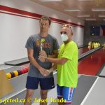 Turnaj v kuželkách vyhráli v Táboře Aleš Brothánek a Mária Bedri