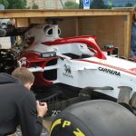 Na benzince v Českých Budějovicích vystavují Formuli 1