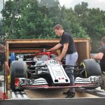 Na benzince v Českých Budějovicích vystavují Formuli 1