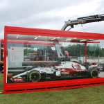 Na benzince v Českých Budějovicích vystavují Formuli 1