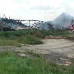 Seník v Borovanech zachvátil požár. Škoda sahá k milionu