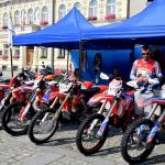 Milevský motoclub se představil na náměstí