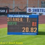 Mistr Evropy Tomáš Staněk předvedl na Velké ceně Tábora 20,82 m