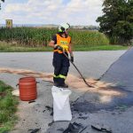 K dopravní nehodě v Čenkově byl přivolán i vrtulník