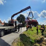K dopravní nehodě v Čenkově byl přivolán i vrtulník