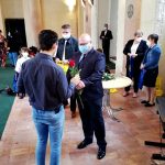 Laureáty Concertina Praga přijali v Jindřichově Hradci. V pátek je čeká závěrečný koncert na zámku